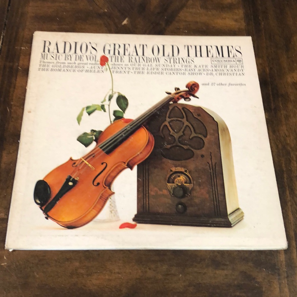 LP vinyl record Radio’s Great Old Themes De Vol The Rainbow Strings